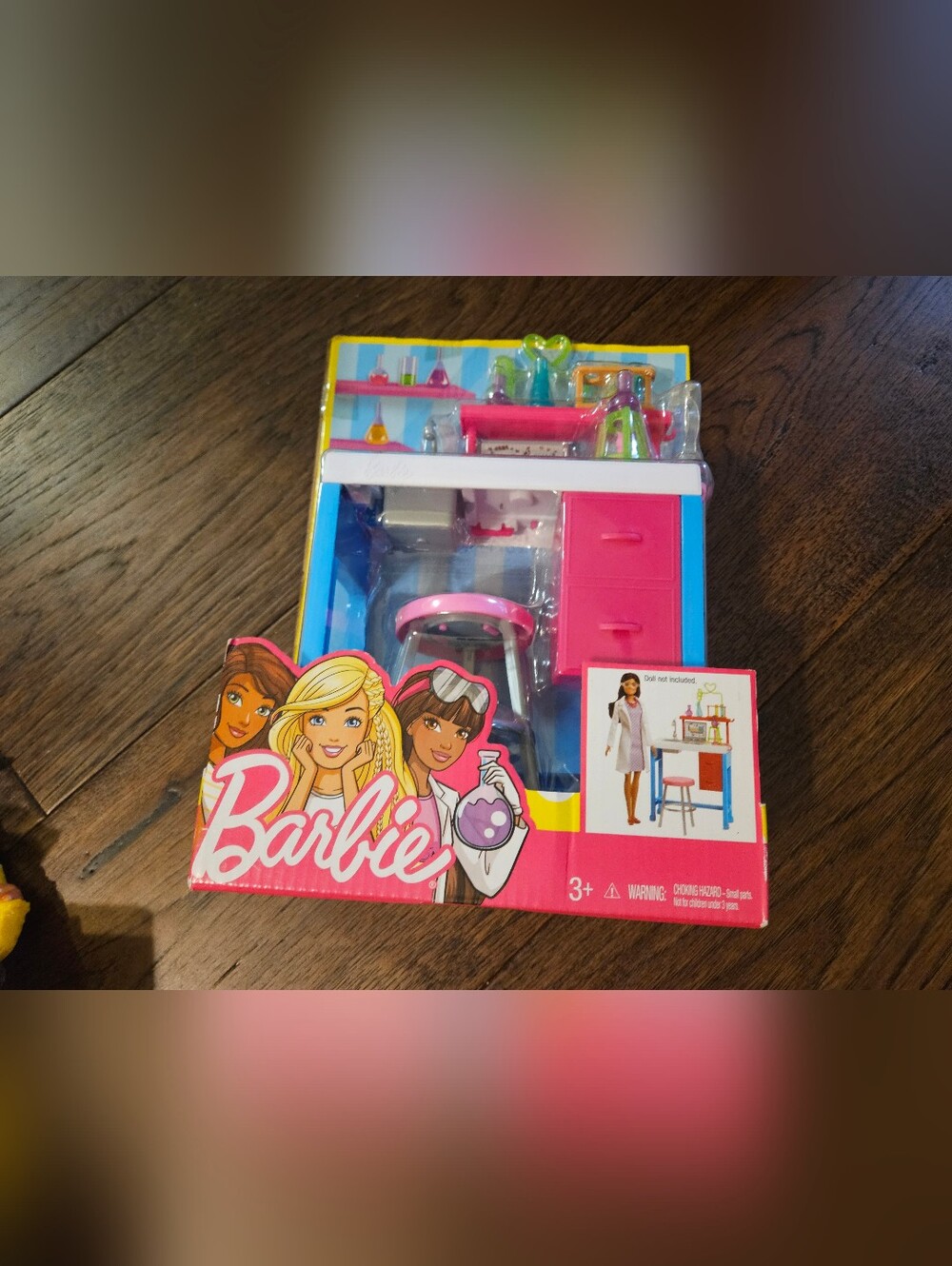 New 2017 BARBIE You Can Be CAREER SCIENCE Class LAB PLAY SET FJB28 Doll DIORAMA.